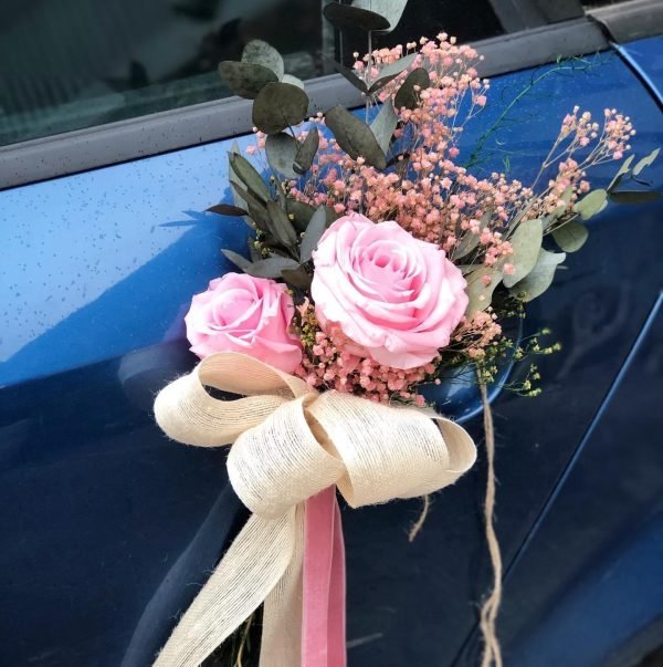 Decoración de coches para bodas